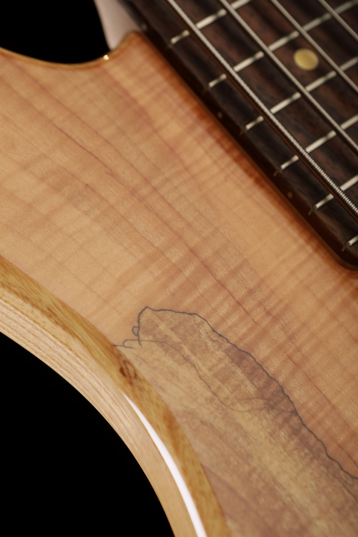 Lakland Skyline 55-01 Deluxe Spalted Maple - Bass Centre Music Store Melbourne