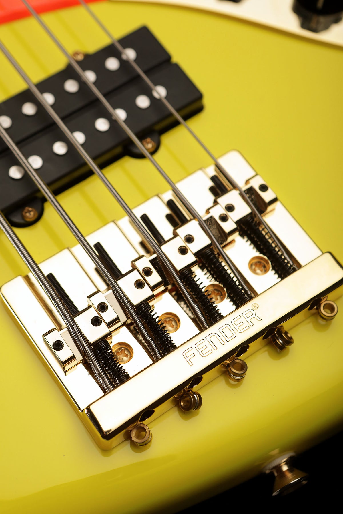 Fender Mononeon Jazz V Bass Neon Yellow - Bass Centre Music Store Melbourne