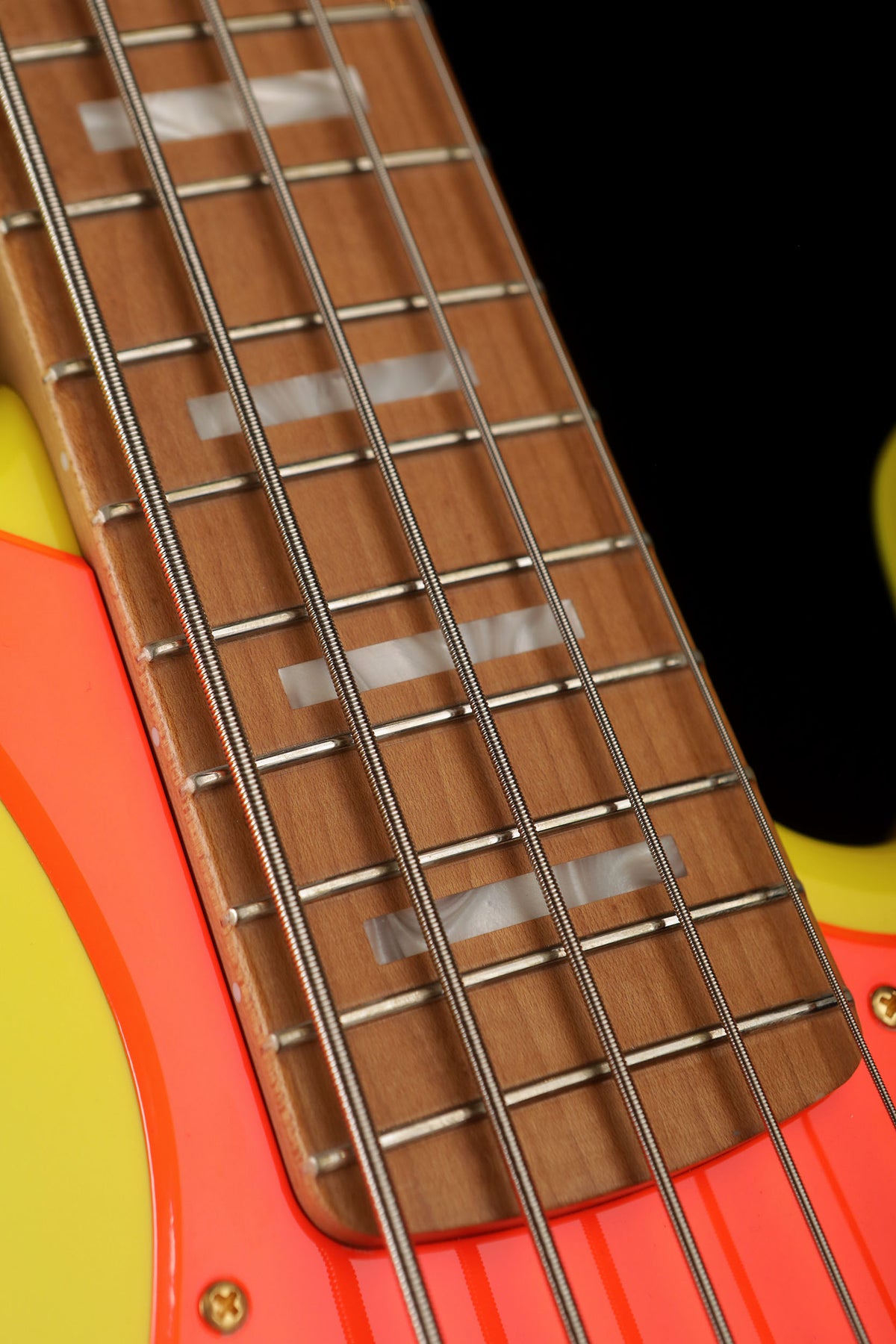 Fender Mononeon Jazz V Bass Neon Yellow - Bass Centre Music Store Melbourne