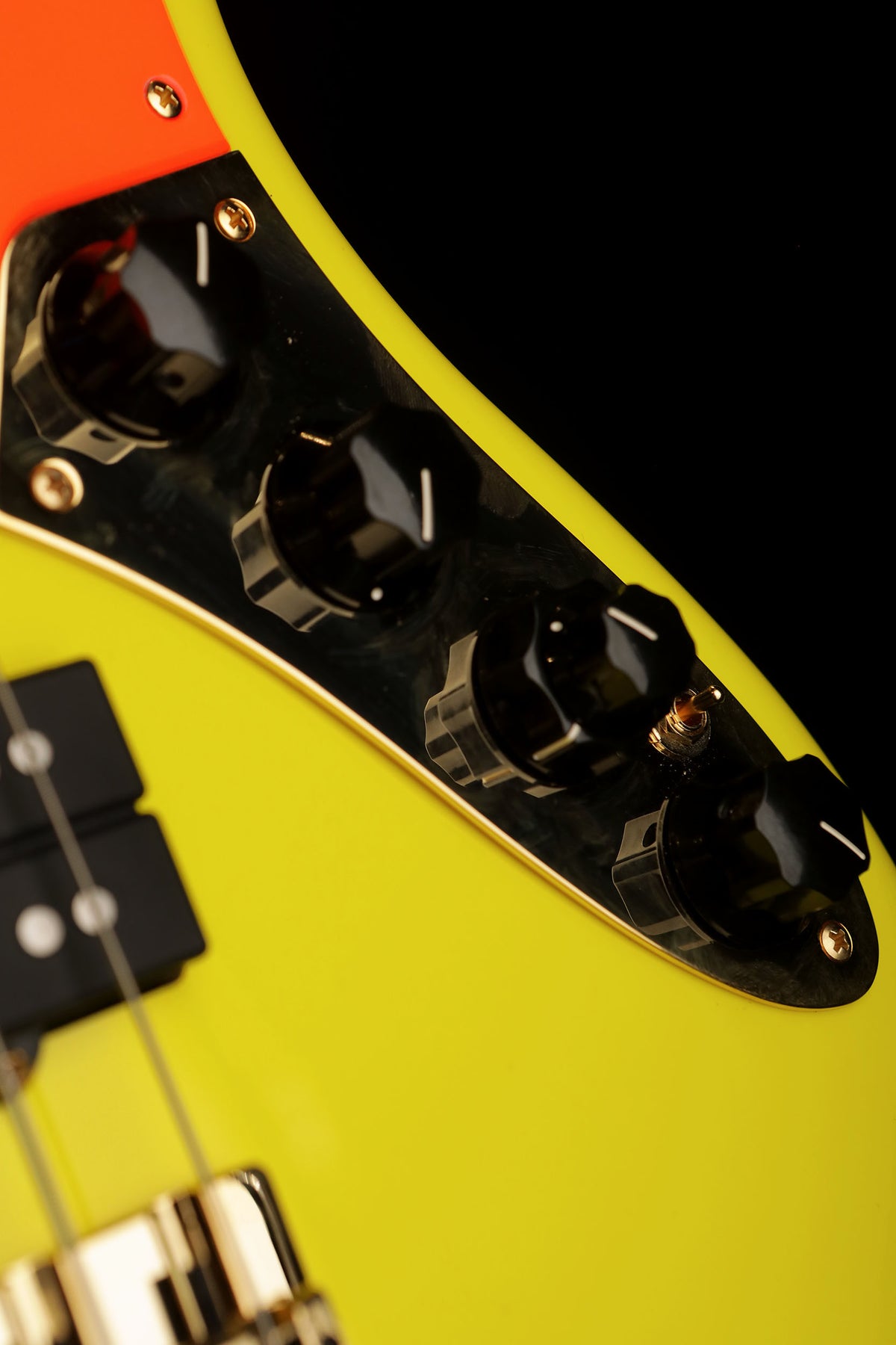 Fender Mononeon Jazz V Bass Neon Yellow - Bass Centre Music Store Melbourne
