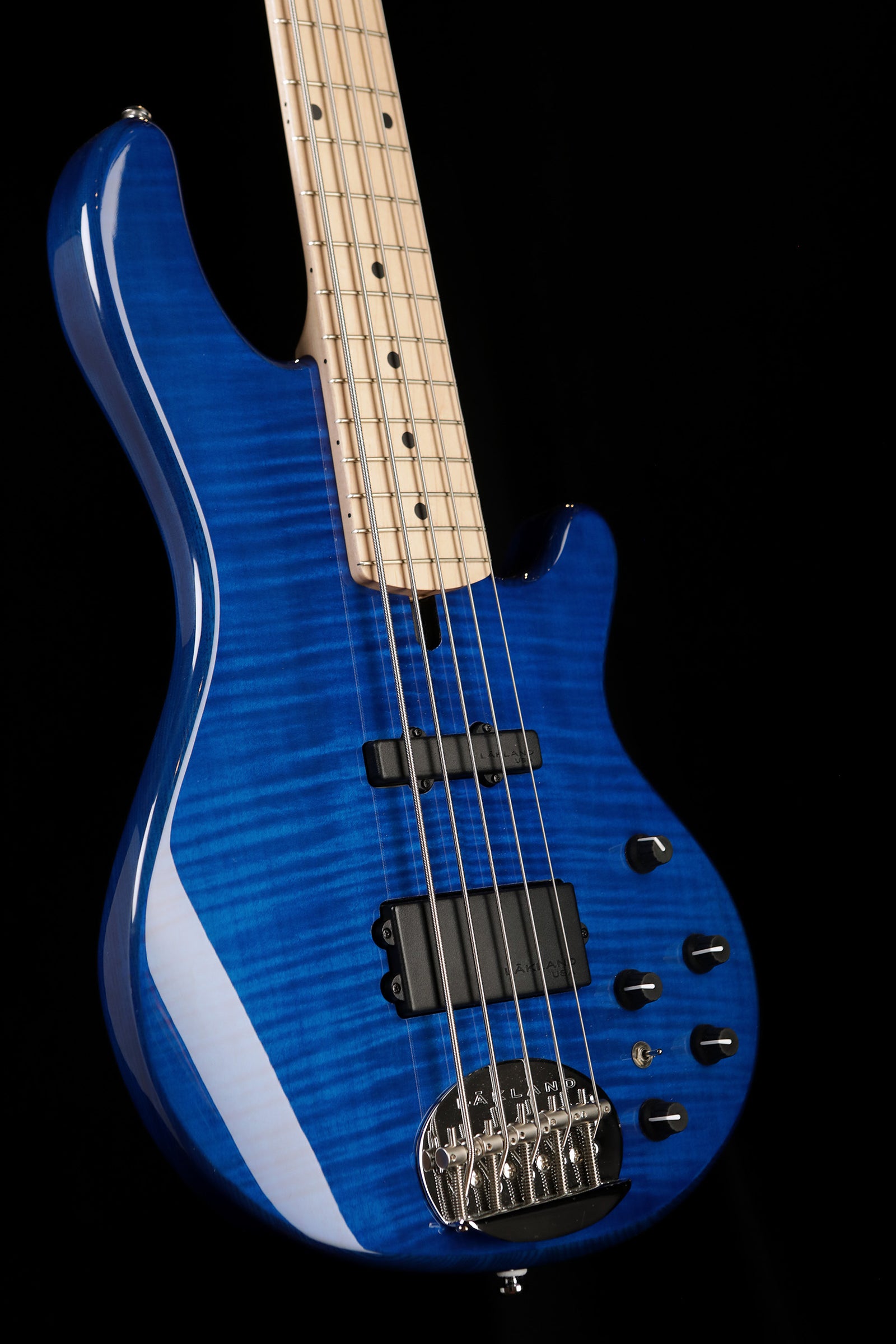 Lakland Skyline 55-02 Deluxe, Trans Blue - Bass Centre Music Store Melbourne