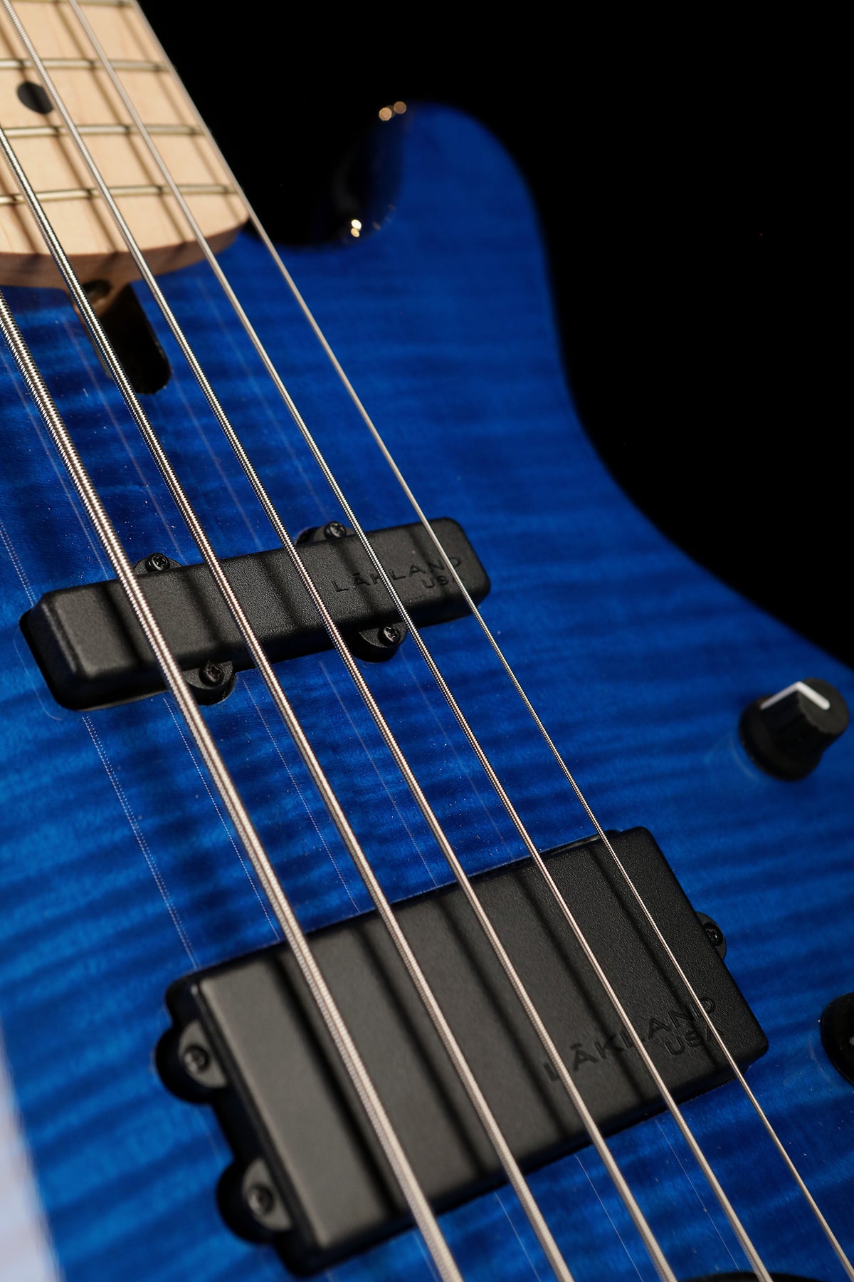 Lakland Skyline 55-02 Deluxe, Trans Blue - Bass Centre Music Store Melbourne
