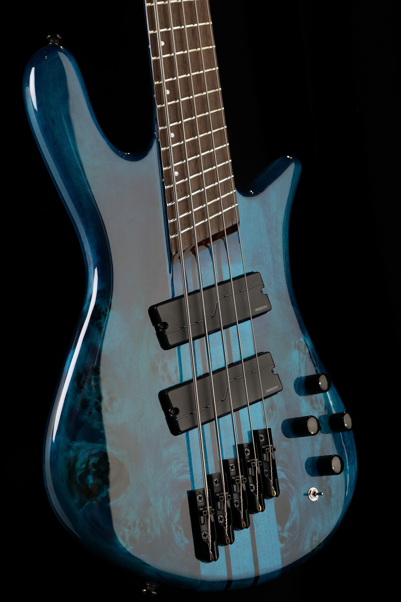 Spector NS Dimension 5 Bass Multi Scale Trans Blue