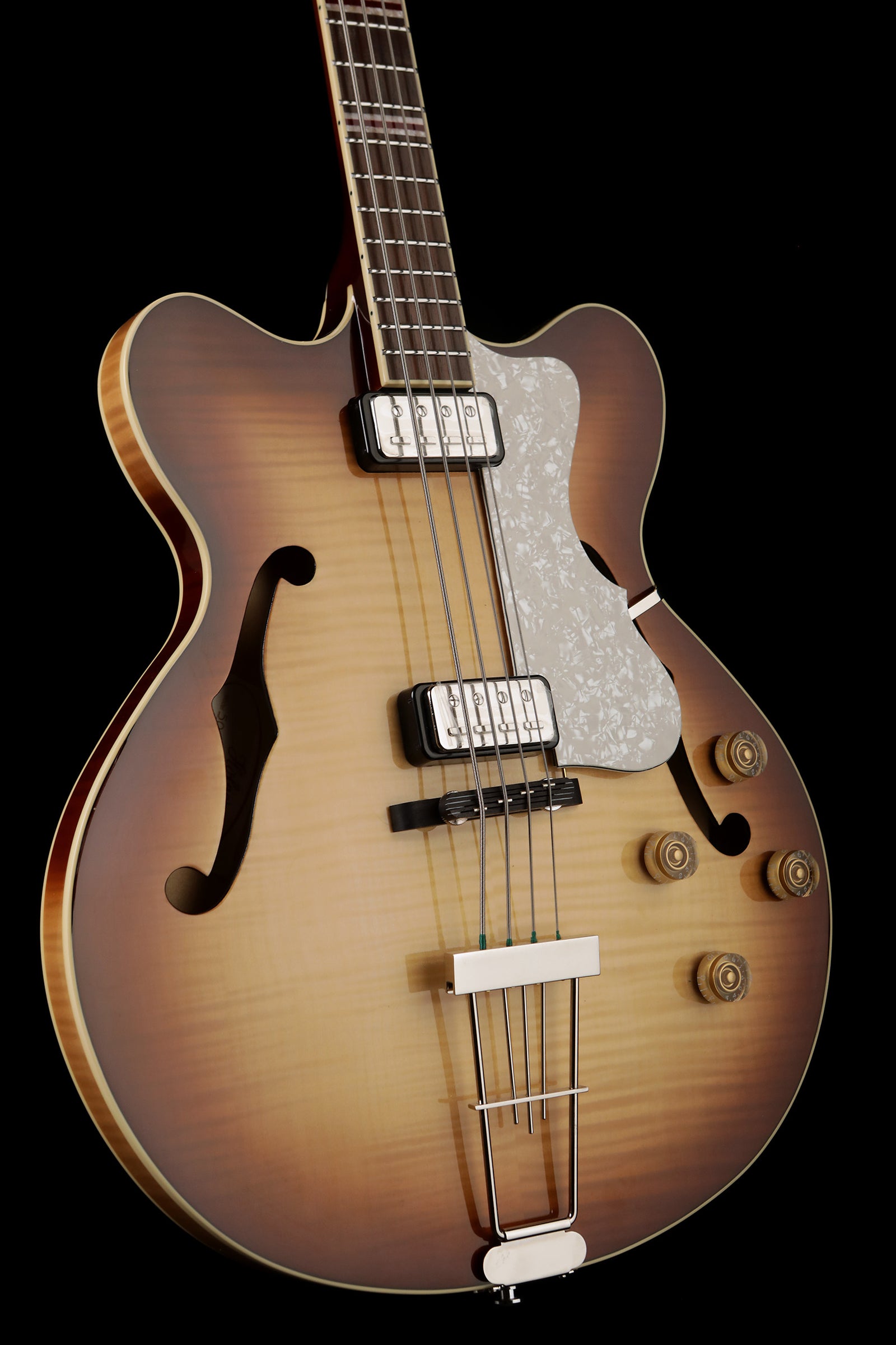 Hofner Contemporary 500/7 Verythin, Antique Brown - Bass Centre Music Store Melbourne