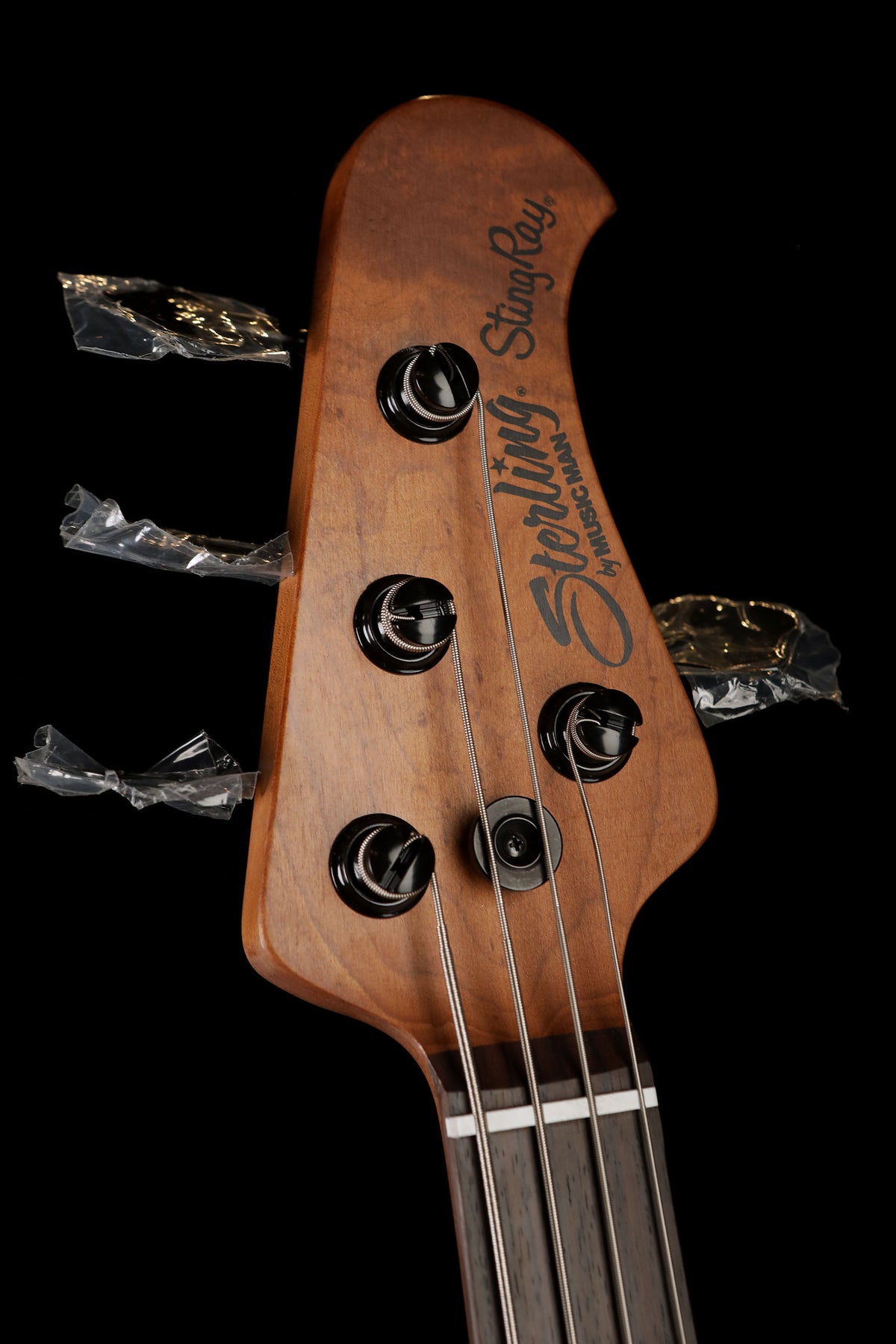 Sterling by Musicman Ray34 HH Poplar Burl Amber - Bass Centre Music Store Melbourne