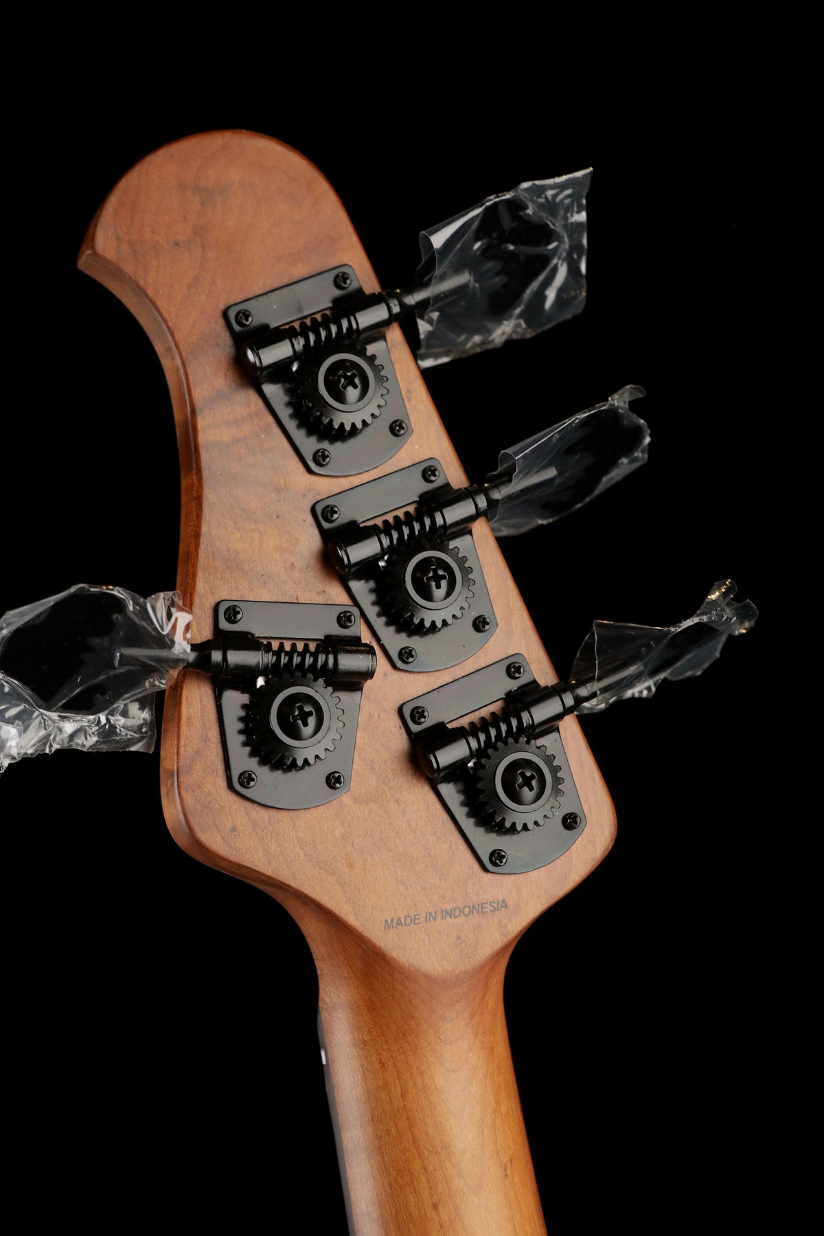 Sterling by Musicman Ray34 HH Poplar Burl Amber - Bass Centre Music Store Melbourne