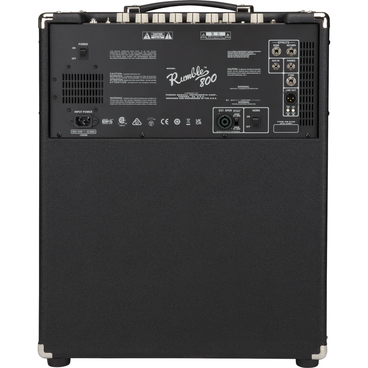 Fender Rumble 800 Combo - Bass Centre Music Store Melbourne