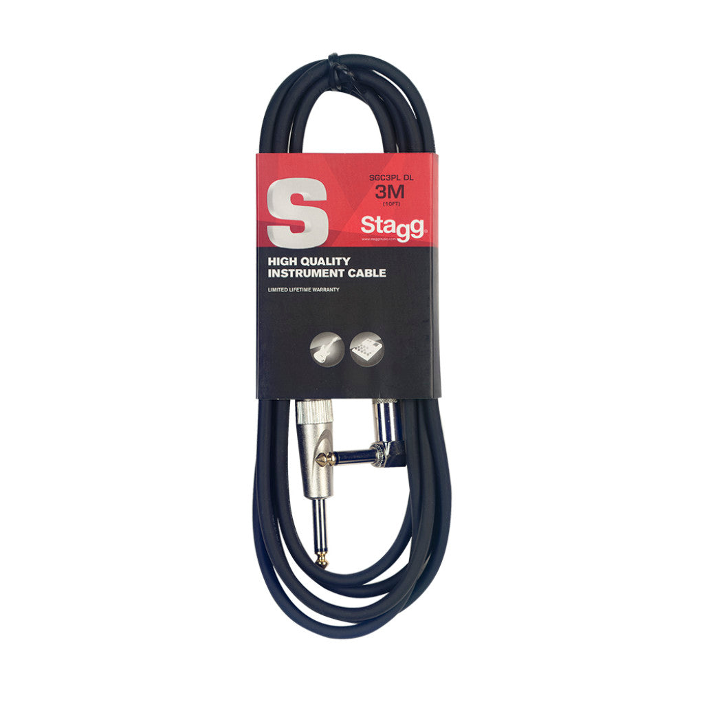 Stagg 3 Metre Instrument Cable - Bass Centre Music Store Melbourne
