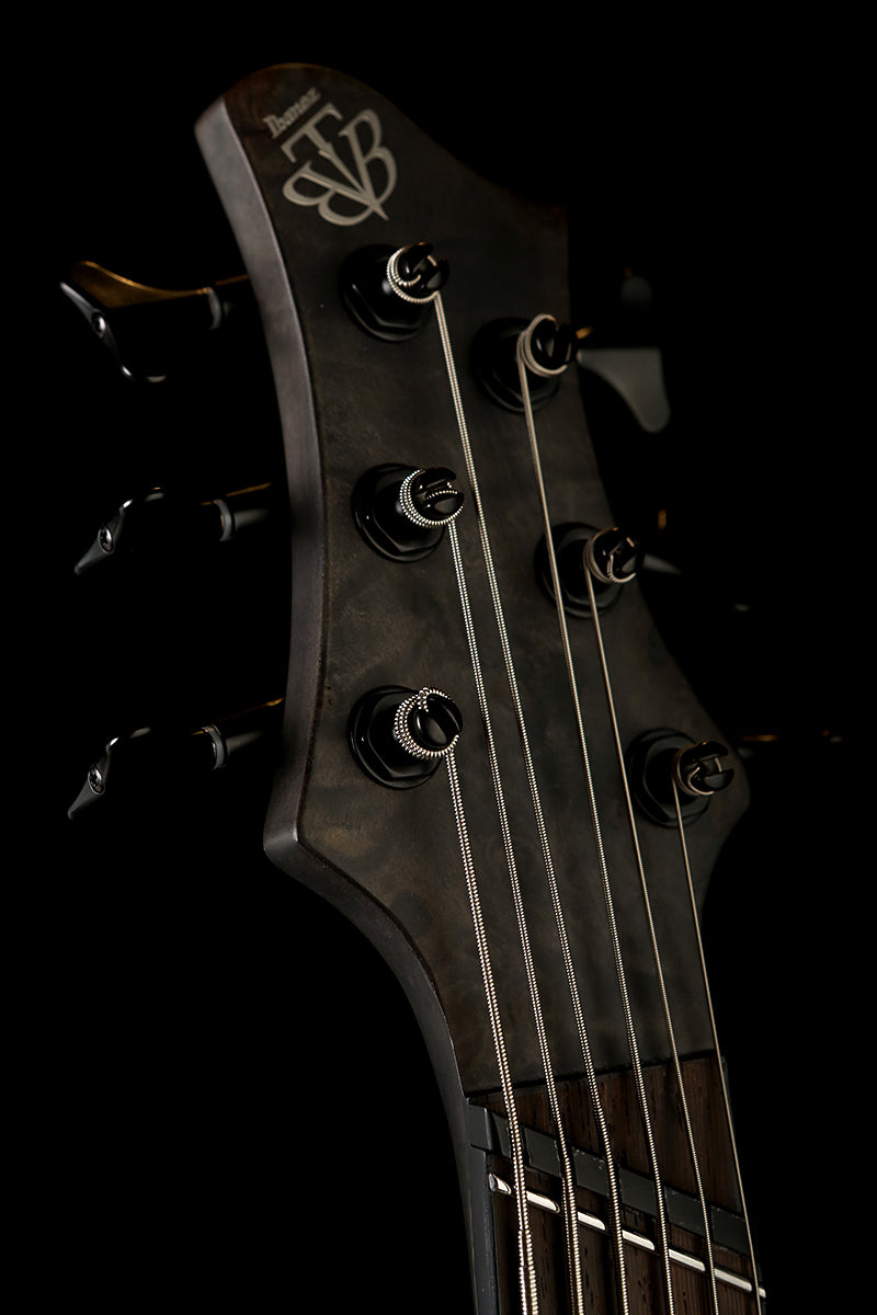 IBANEZ BTB806MS 6 string Multiscale Bass Transparent Grey Flat - Bass Centre Music Store Melbourne