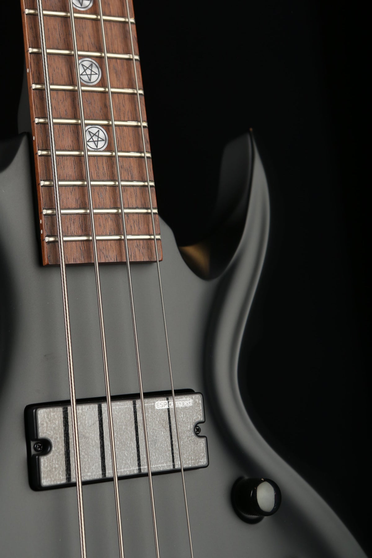 ESP LTD Tom Araya TA-204 FRX Satin Black - Bass Centre Music Store Melbourne