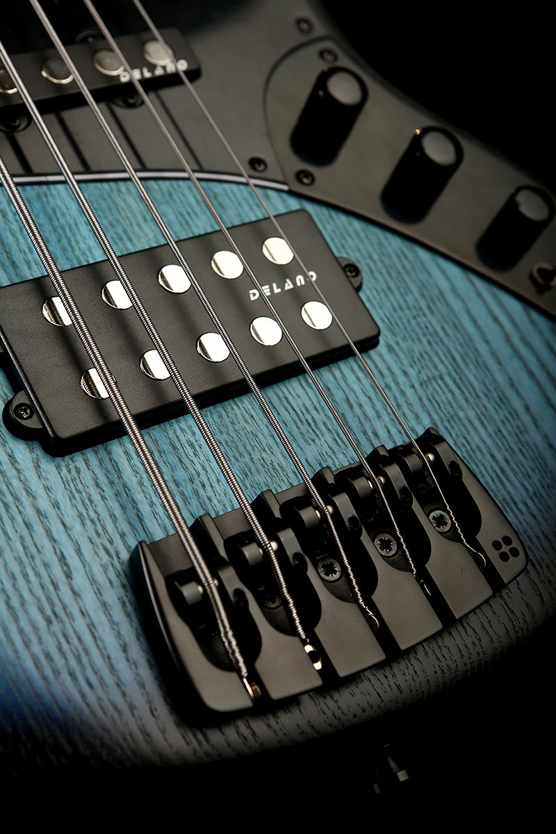 Sandberg TM5 Blueburst w/Block inlays - Bass Centre Music Store Melbourne