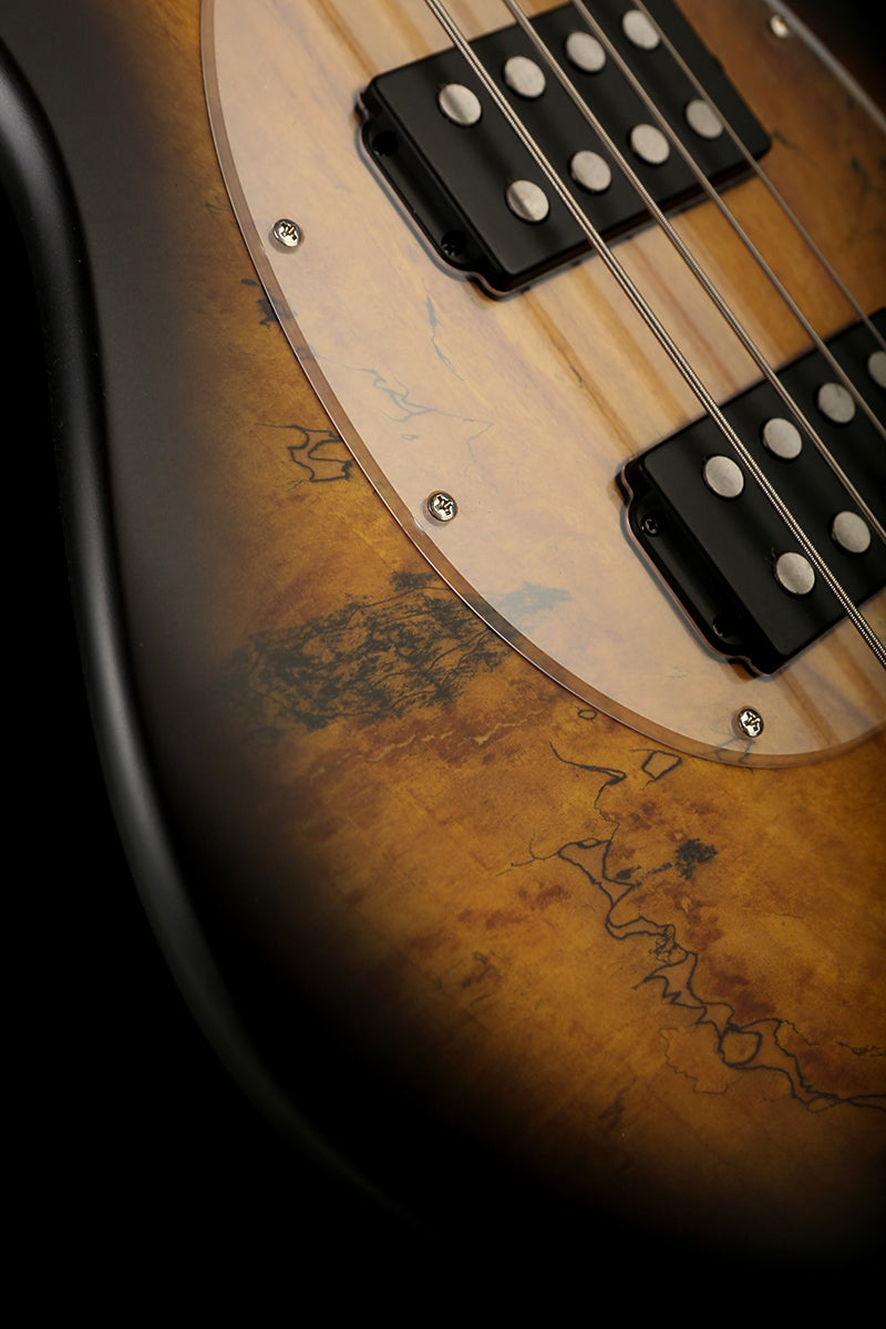 Sterling by Musicman Ray34 HH Spalted Top - Bass Centre Music Store Melbourne