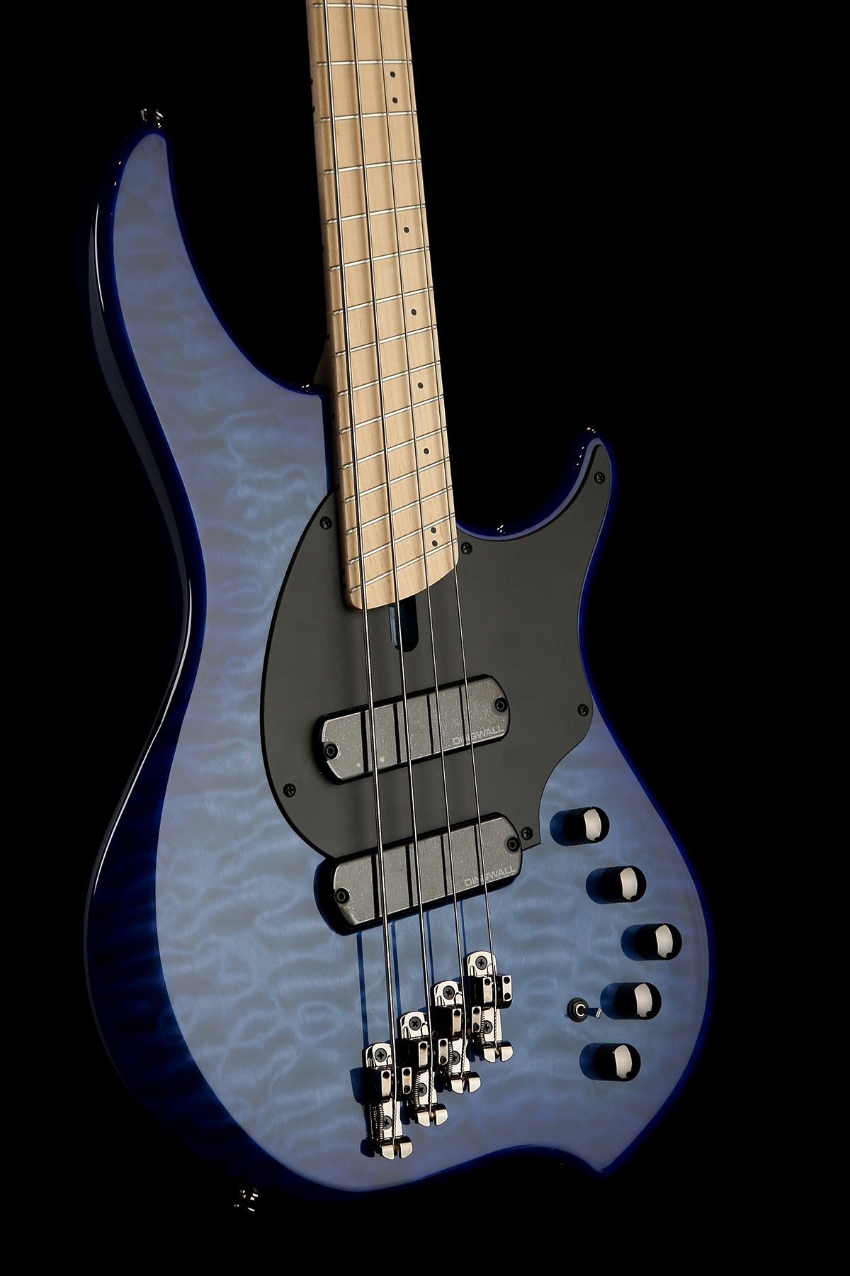 Dingwall Combustion 4 Quilt Top 2X Indigo Burst - Bass Centre Music Store Melbourne