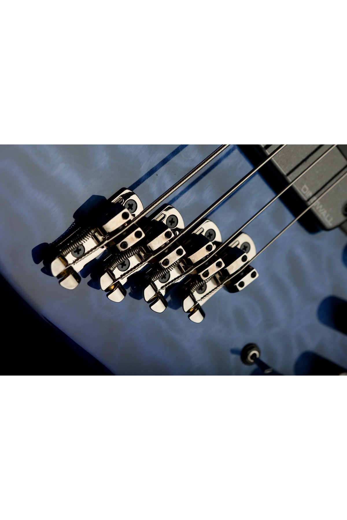 Dingwall Combustion 4 Quilt Top 2X Indigo Burst - Bass Centre Music Store Melbourne