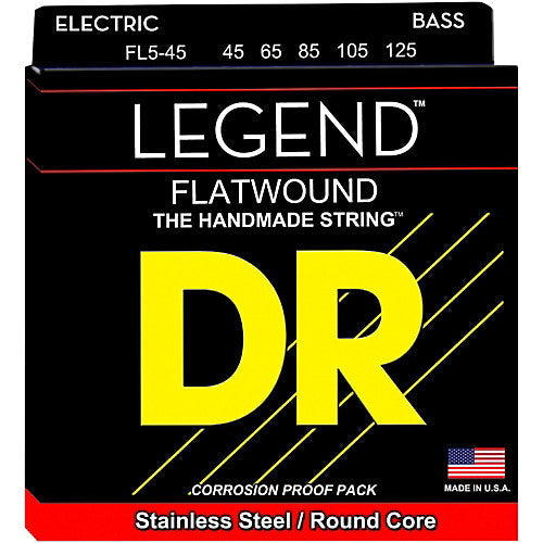 DR Legend Flatwound 5 String Set - Bass Centre Music Store Melbourne