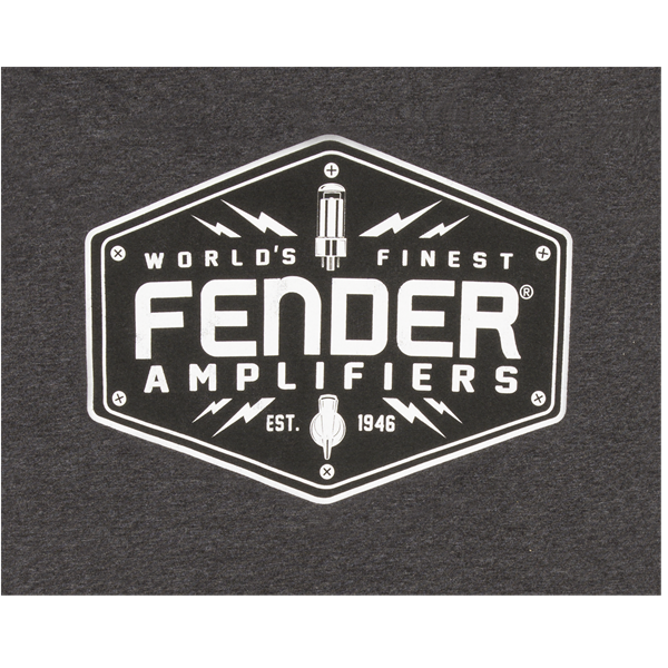 Fender Bolt Down Charcoal T-Shirt