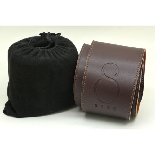 Sire 3.5 Inch Leather Strap Black or Brown