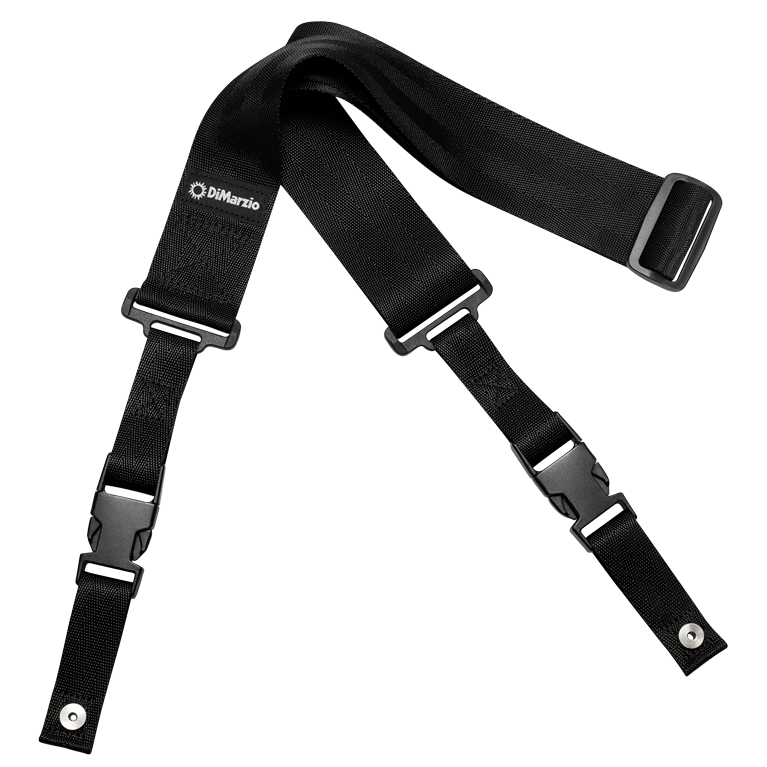 DiMarzio Quick Release Nylon Black Strap - Bass Centre Music Store Melbourne