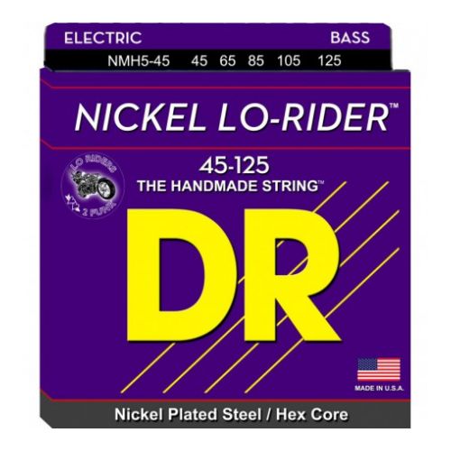 DR Strings Nickel Lo-Rider  5 Str Set 45/125 - Bass Centre Music Store Melbourne