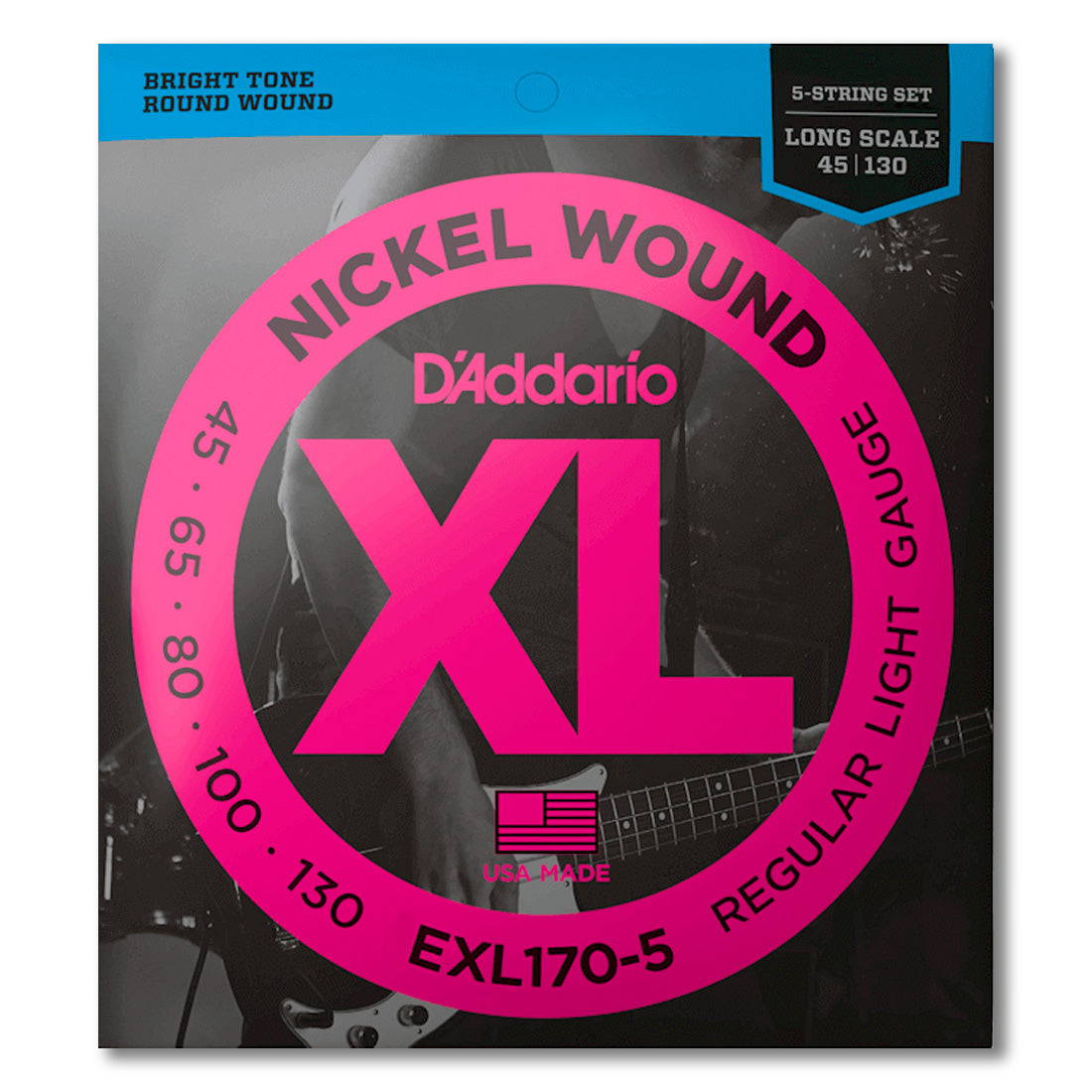 D&#39;Addario XL Nickel Wound 5 String - Bass Centre Music Store Melbourne