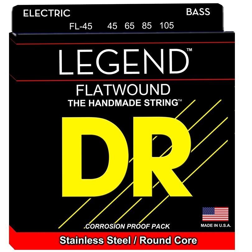 DR Legend Flatwound 4 String Set - Bass Centre Music Store Melbourne