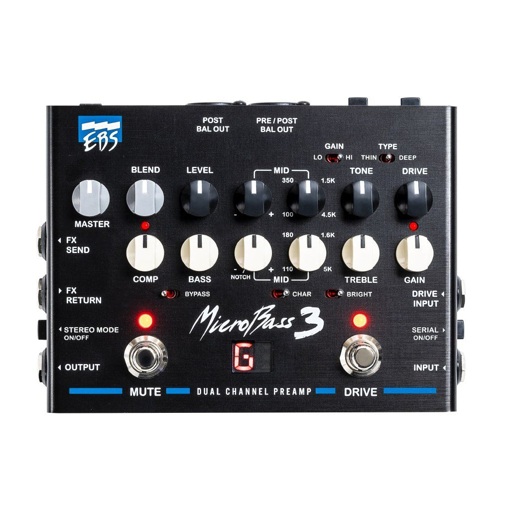 EBS Microbass 3 Preamp/DI - Bass Centre Music Store Melbourne