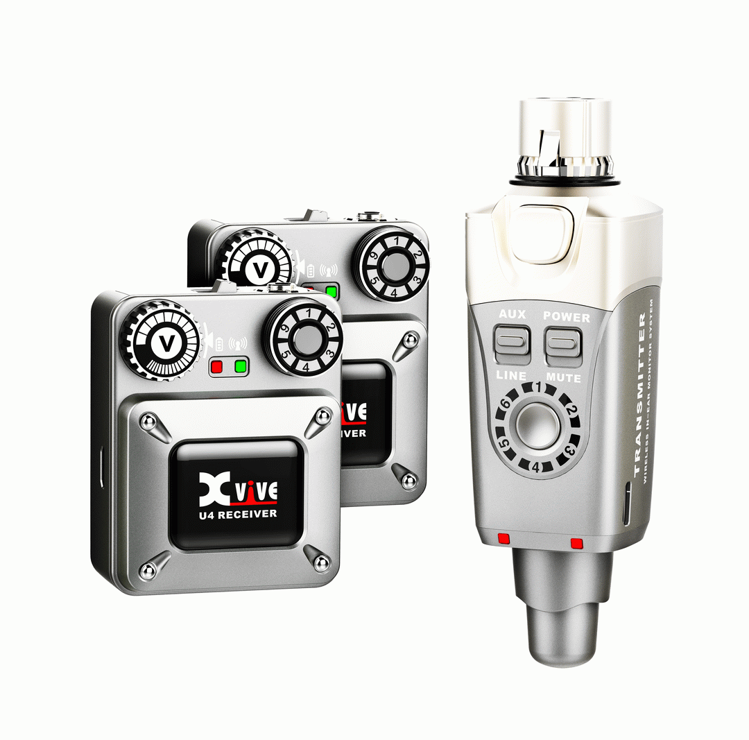 Xvive U4R2 In Ear Monitor System 2 Recievers - Bass Centre Music Store Melbourne