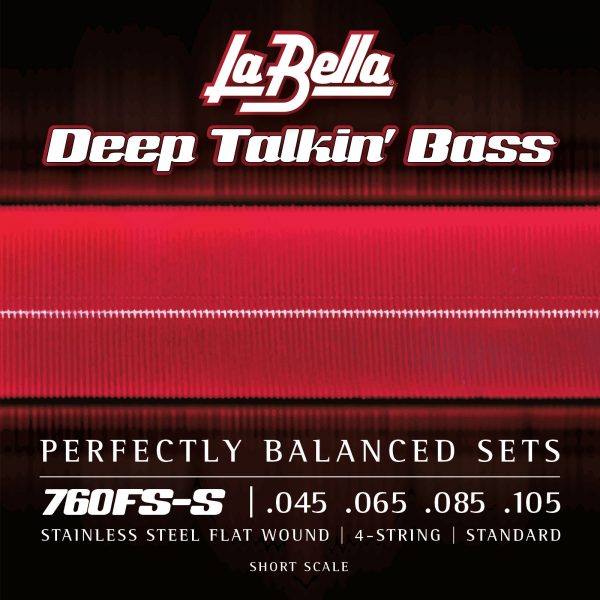 La Bella 760FS-S Deep Talkin’ Bass Flats 45-105 for Short Scale (30") Basses - Bass Centre Music Store Melbourne