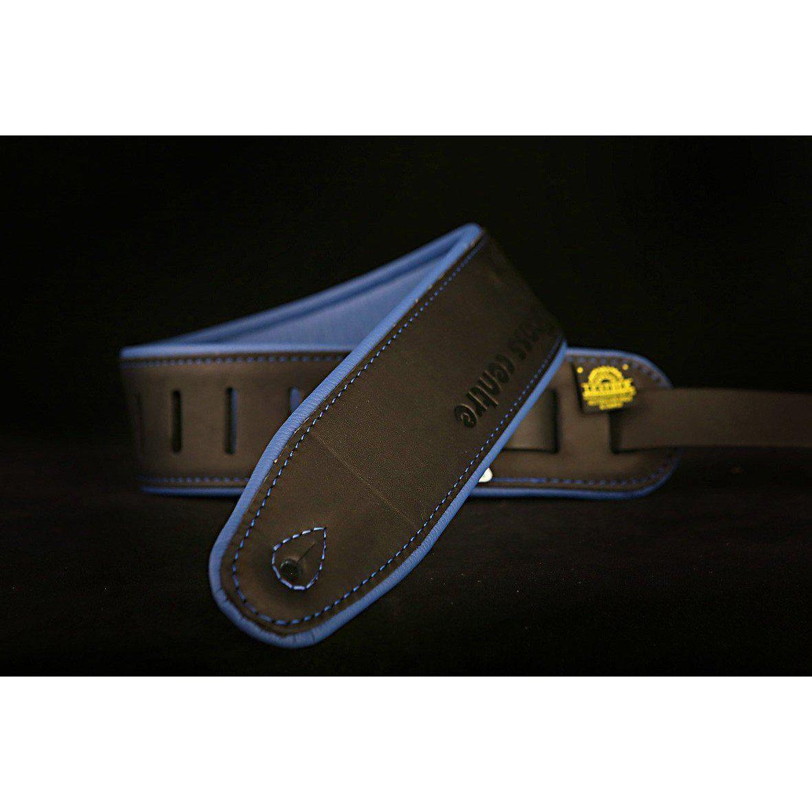 Colonial Leather Soup 2.5&quot; Padded Leather Strap - Bass Centre Music Store Melbourne