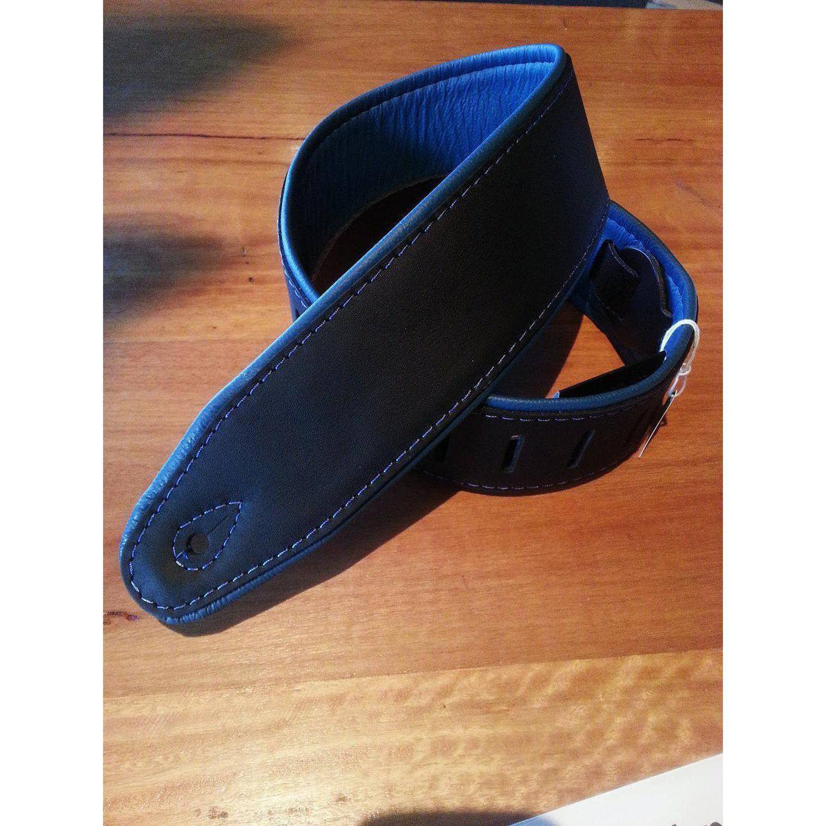 Colonial Leather Soup 2.5&quot; Padded Leather Strap - Bass Centre Music Store Melbourne