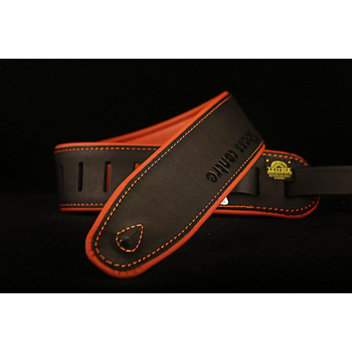 Colonial Leather Soup 2.5&quot; Padded Leather Strap - Bass Centre Music Store Melbourne