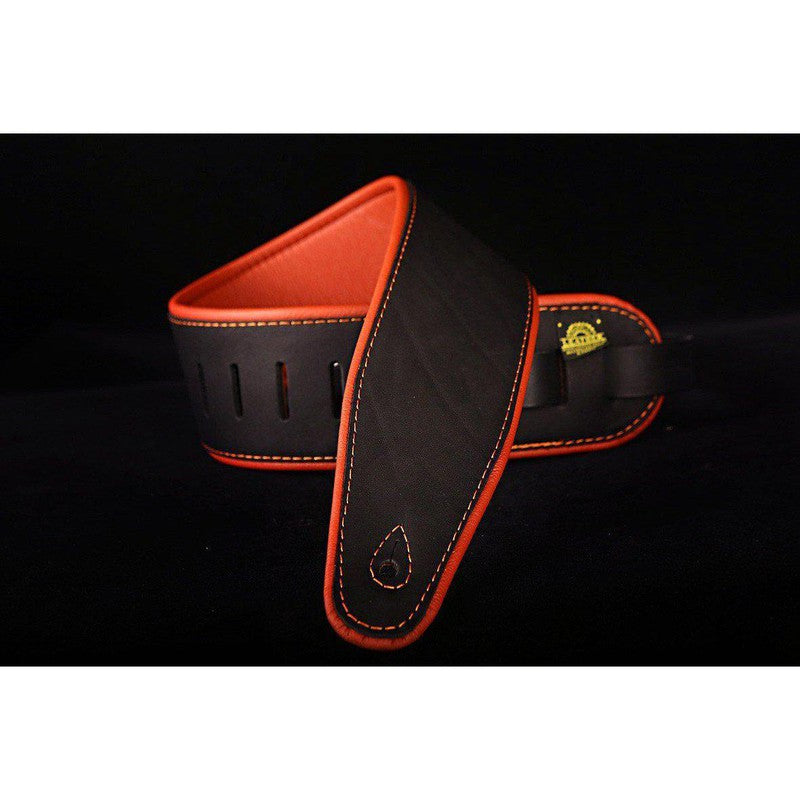 Colonial Leather Soup 3&quot; Padded Leather Strap - Bass Centre Music Store Melbourne