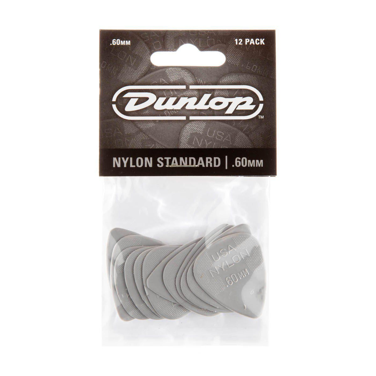 Dunlop Nylon Greys Guitar picks 12 Pack - Bass Centre Music Store Melbourne