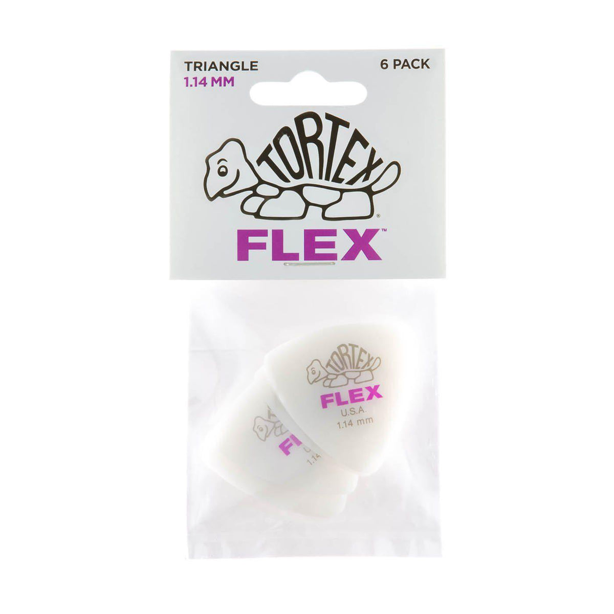 Dunlop Tortex Flex Triangle Picks 6 Pack - Bass Centre Music Store Melbourne
