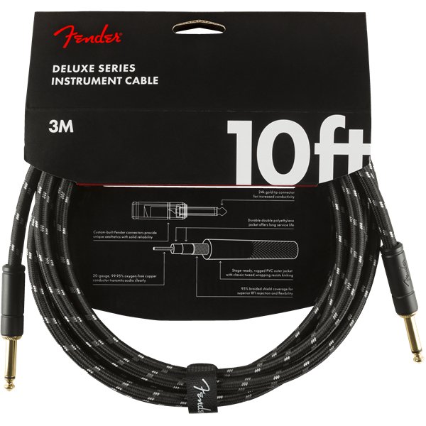 Fender Deluxe Series Instrument Cables - Bass Centre Music Store Melbourne