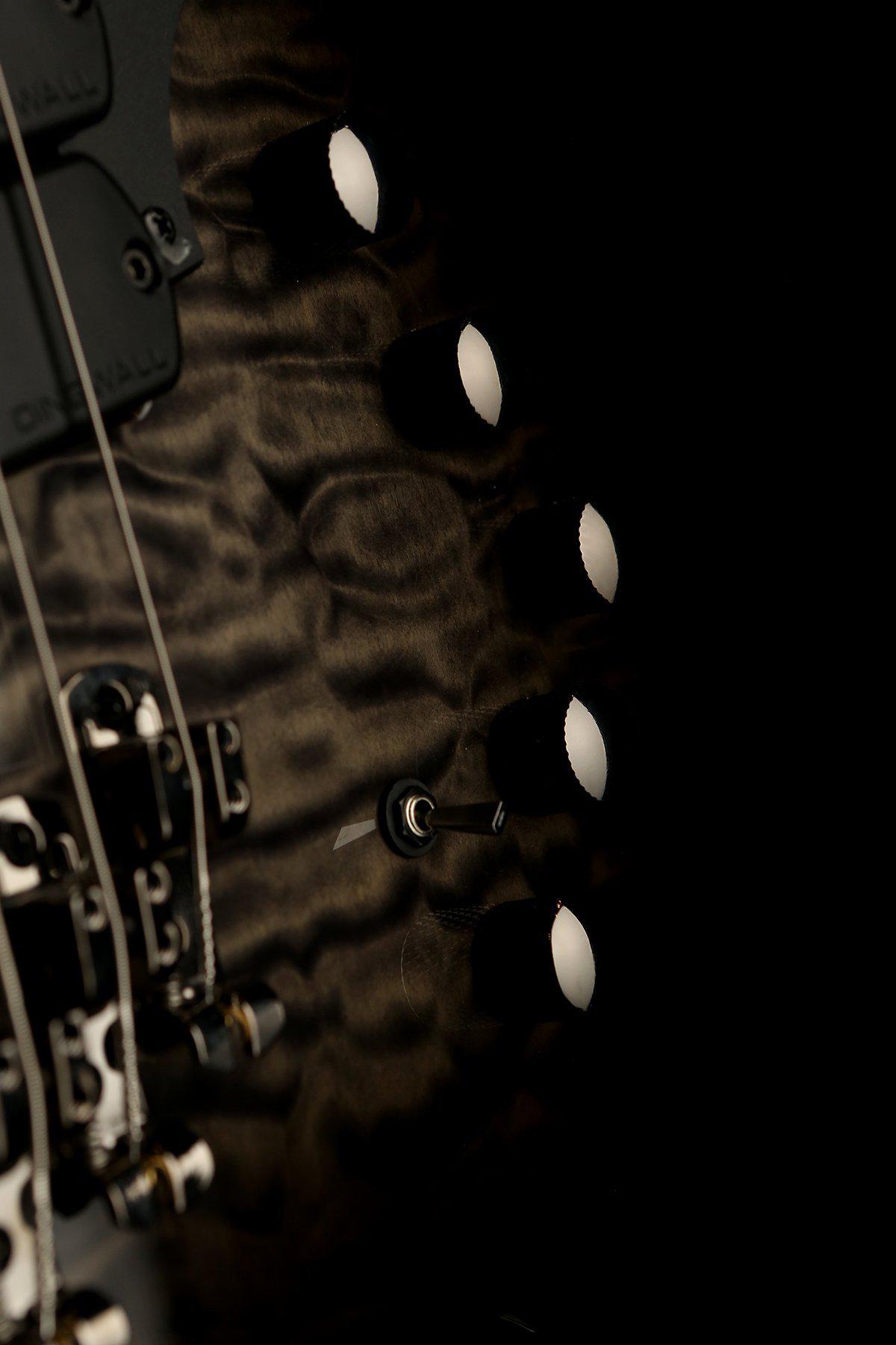 Dingwall Combustion 4 Quilt Top 3X Trans Black - Bass Centre Music Store Melbourne