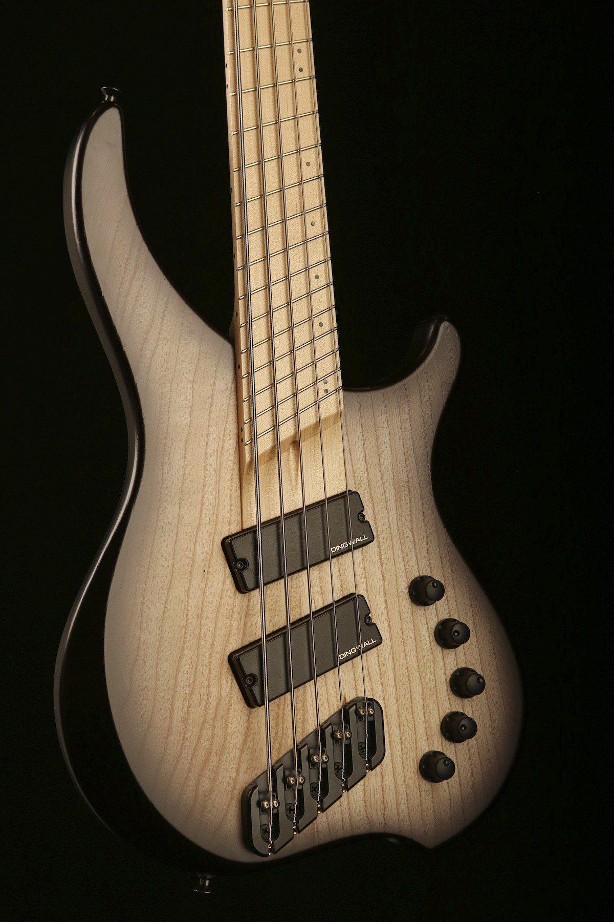 Dingwall ABZ 5 Black to Natural Burst, Maple Fretboard - Bass Centre Music Store Melbourne