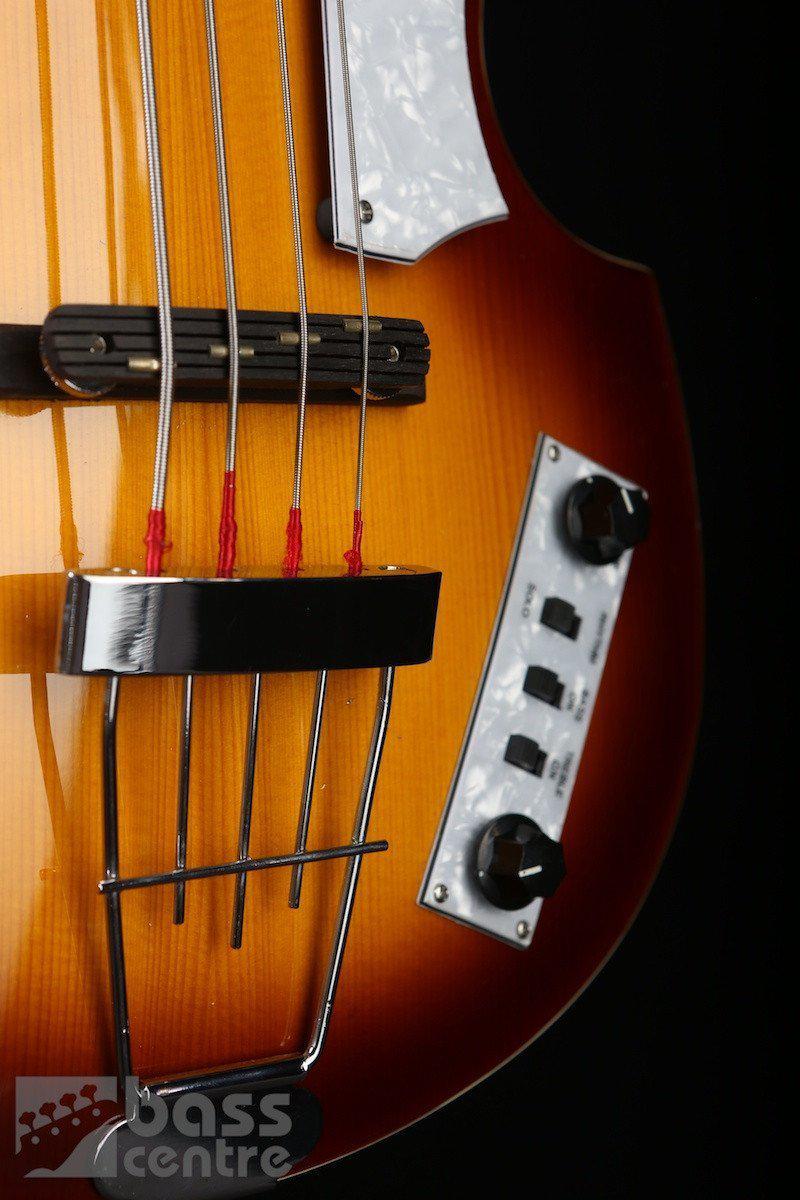 Hofner Ignition &#39;Cavern&#39; Bass Sunburst W/Case - Bass Centre Music Store Melbourne