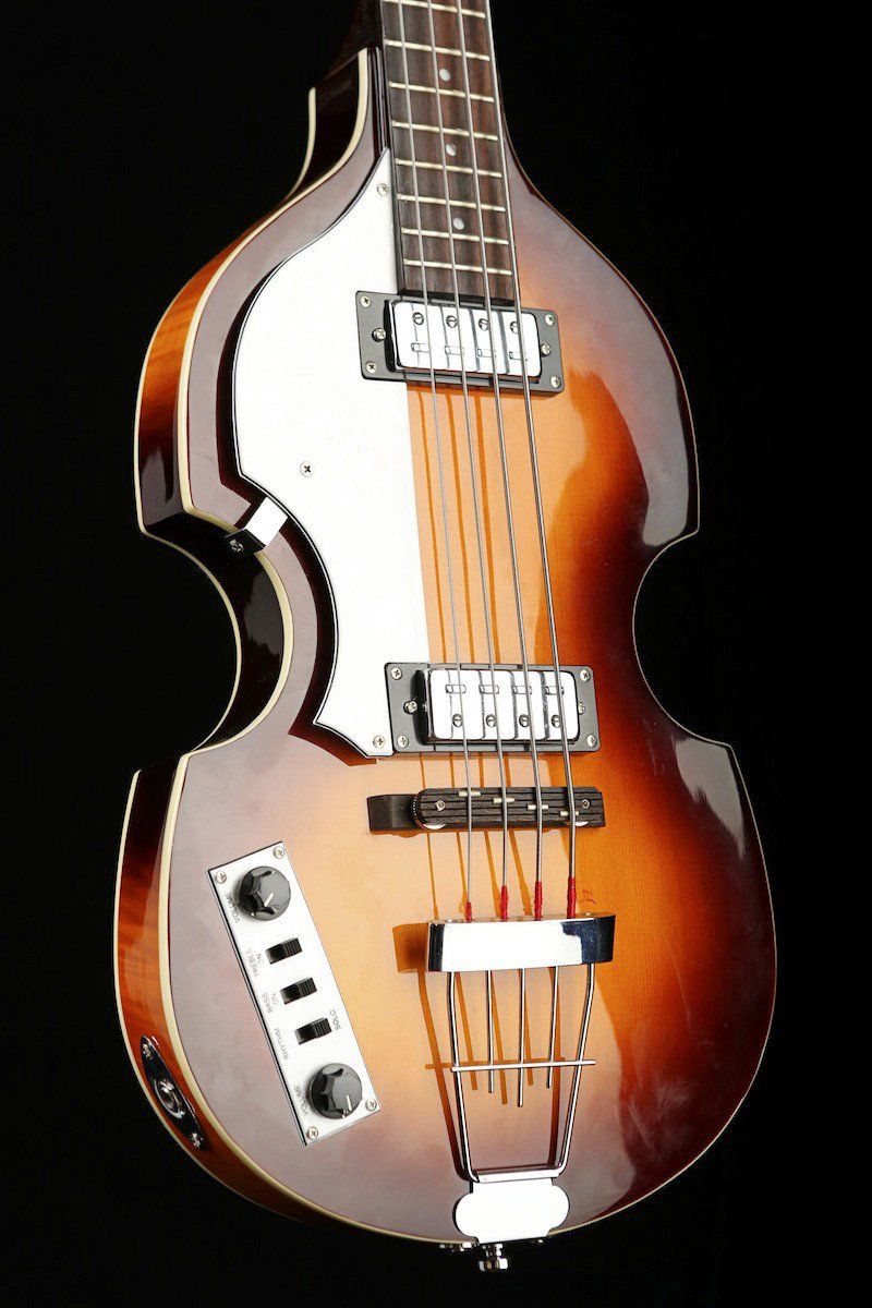 Hofner Ignition Series Violin Bass Sunburst Left Hand w/case - Bass Centre Music Store Melbourne