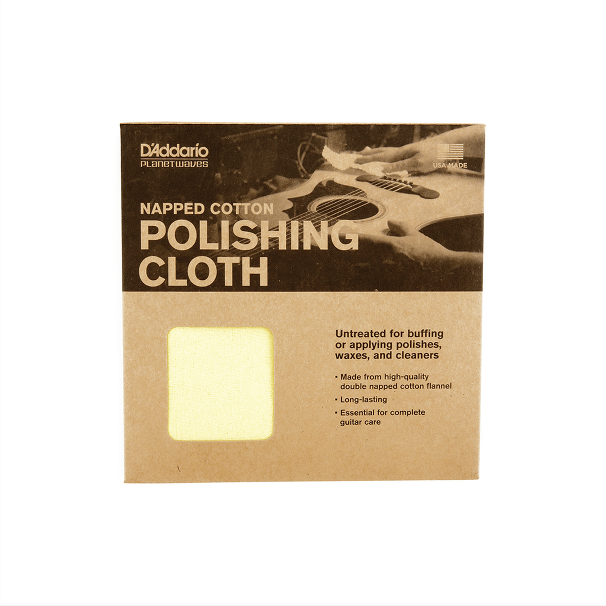 D&#39;Addario Planet Waves Polishing Cloth - Bass Centre Music Store Melbourne