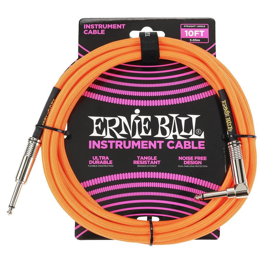 Ernie Ball 10&#39; Braided Cables - Bass Centre Music Store Melbourne