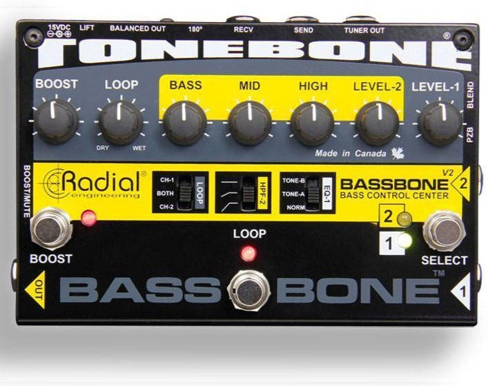 Radial Tonebone Bass Bone Preamp Di V2 - Bass Centre Music Store Melbourne
