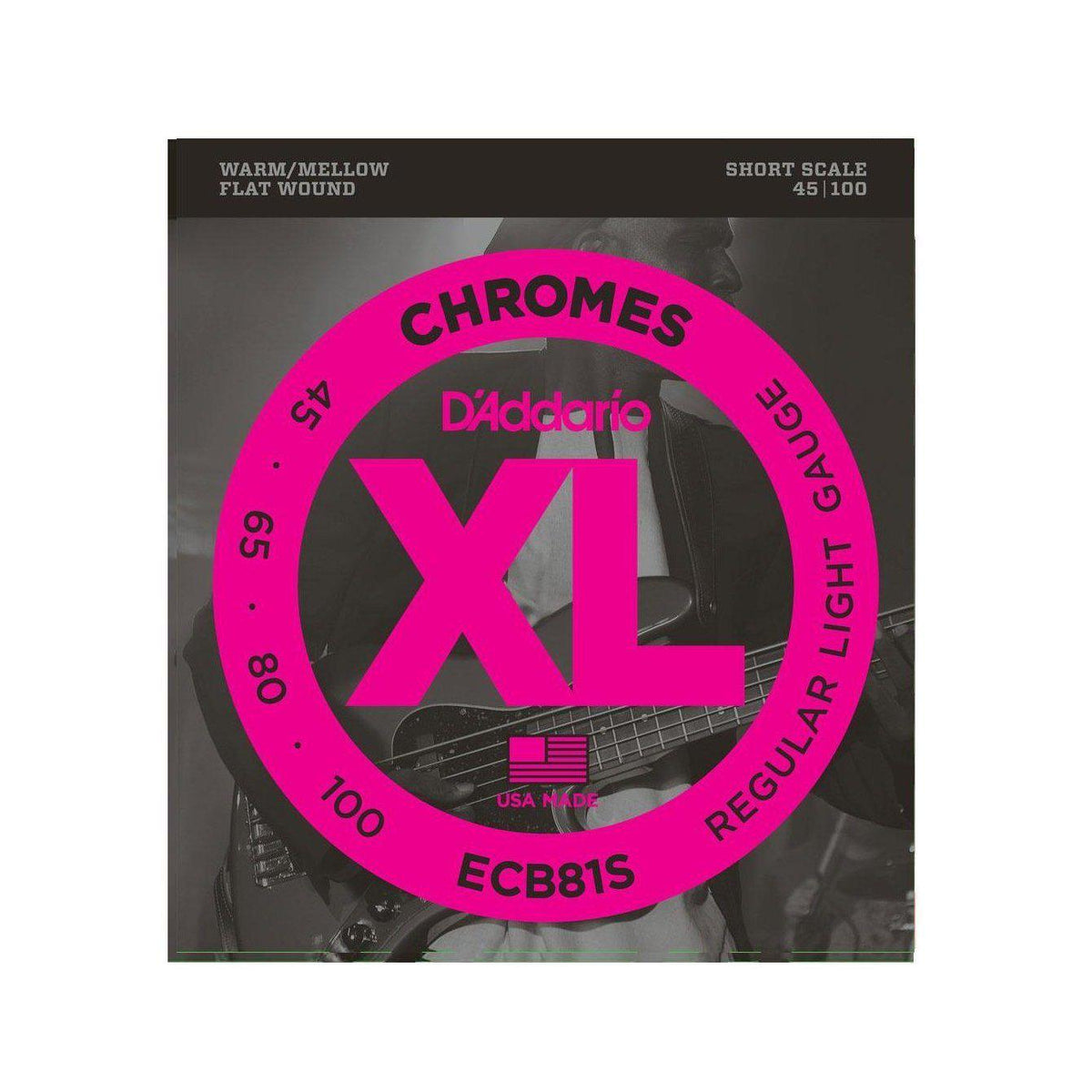 D&#39;Addario ECB81S Short Scale Flats - Bass Centre Music Store Melbourne