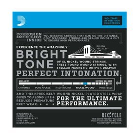 D&#39;Addario EXL156 Strings For Fender Bass Vi - Bass Centre Music Store Melbourne