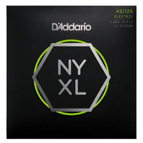 D&#39;Addario NYXL Nickel Wound 5 string - Bass Centre Music Store Melbourne