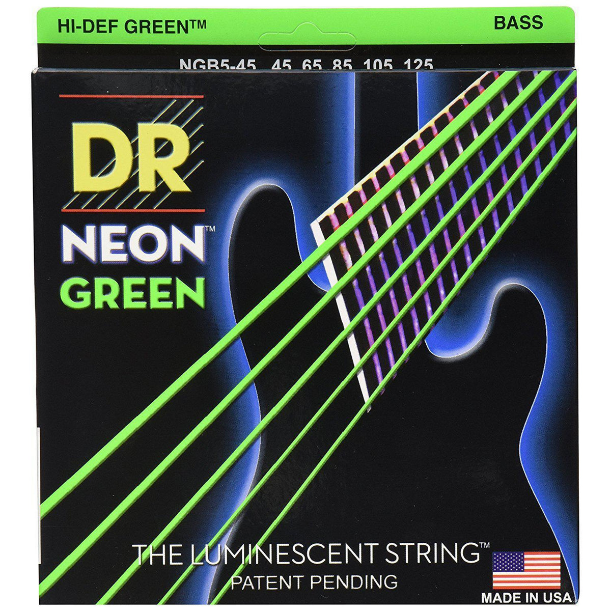 DR Neon 5 String Sets - Bass Centre Music Store Melbourne